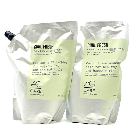 AG Care Curl Fresh Curl Enhancing Shampoo & Conditioner 33.8 oz Duo - Picture 1 of 1
